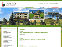Tablet Screenshot of obec-kamenicky.cz
